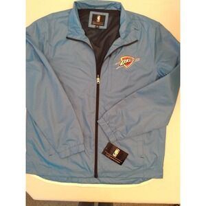 GIII Sports by Carl Banks Oklahoma City Thunder Womens Windbreaker, Sz L